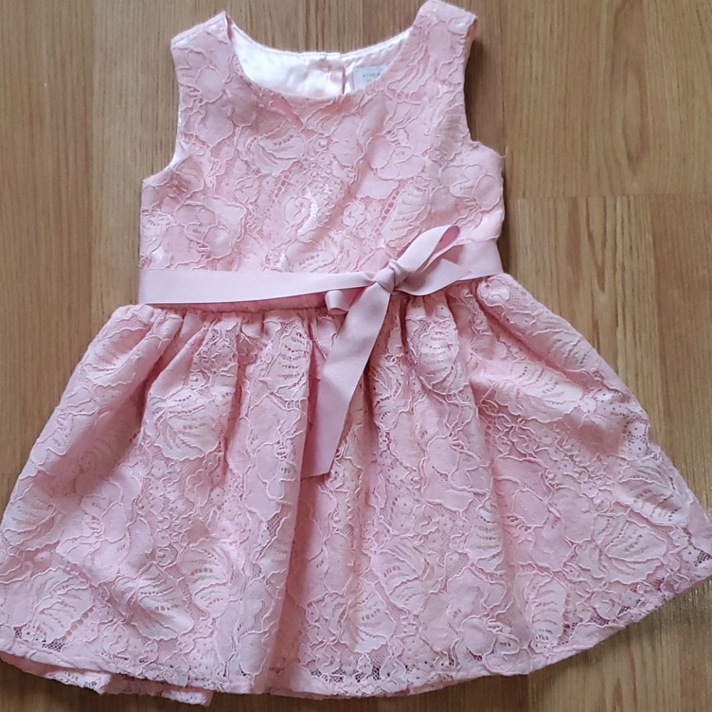 Toddler Girls Lace Shift Dress